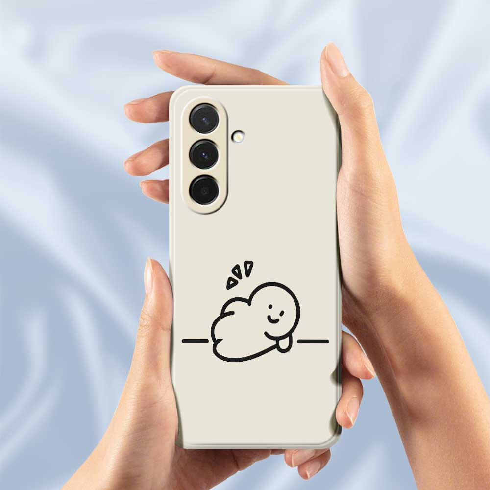 For Samsung Galaxy A36 5G Case Stick Figure Pattern Printing Straight Edge TPU Phone Back Cover