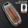 Fashion Car Key Case Cover Shell Fob Holder Accessories for Mercedes Benz E C S GLC Class E200 E400 E63 W213 S550 S560 C260 A200 LK7
