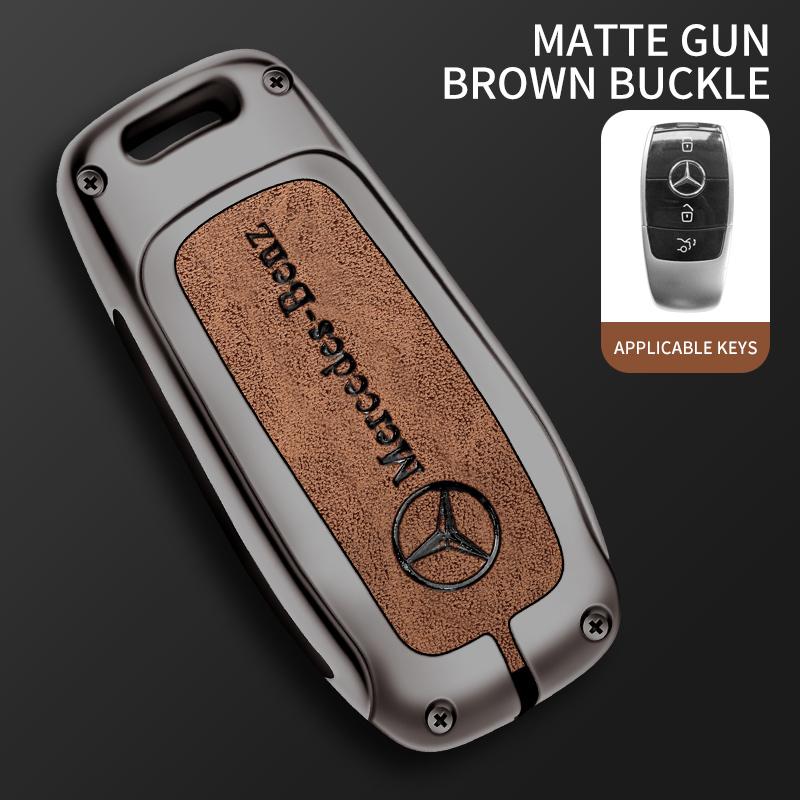Fashion Car Key Case Cover Shell Fob Holder Accessories for Mercedes Benz E C S GLC Class E200 E400 E63 W213 S550 S560 C260 A200 LK7