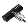 Fashion MINI Folding Reading Glasses Men Women Small Metal Square Frame Presbyopia Eyeglasses with Case Foldable Readers Eyewear