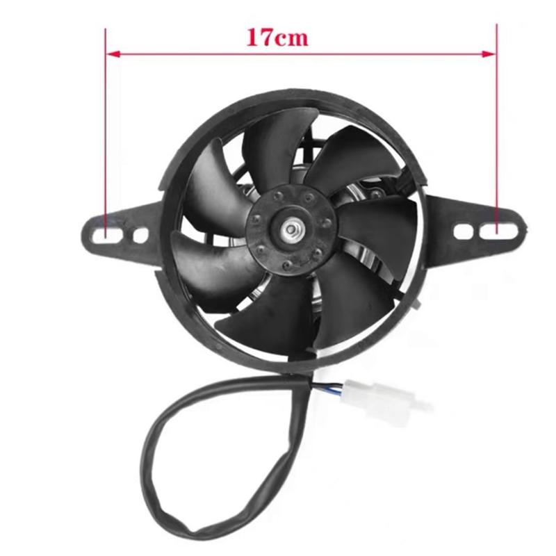 Motorcycle For Dirt Bike Radiator Cooling Fan Oil Cooler Water Cooler Fan For ATV Go Kart Quad Motocross