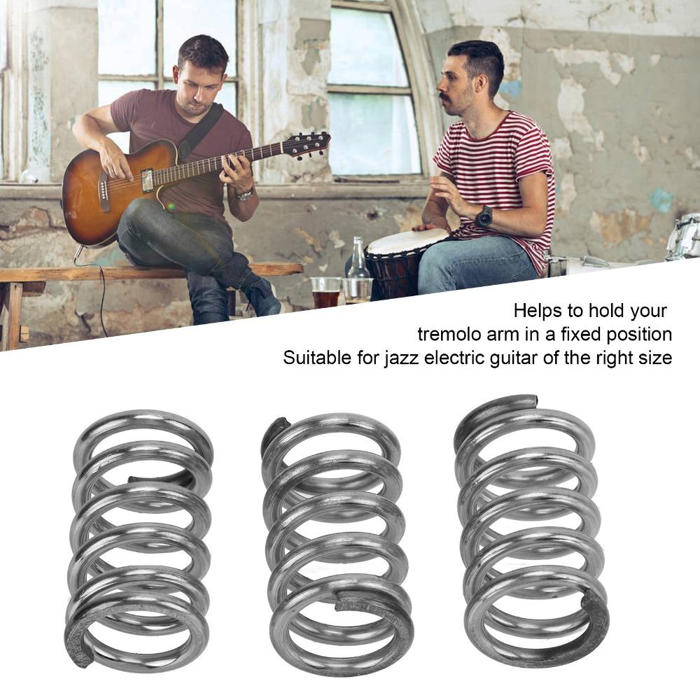 3PCS Metal Electric Guitar Springs Bigsby Spring For Electric Guitar Bridge