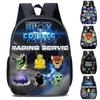 ROBLOX Blox Fruits Backpack Students Cartoon Schoolbag Book Bags Kids Backpack B 30*15*40cm B