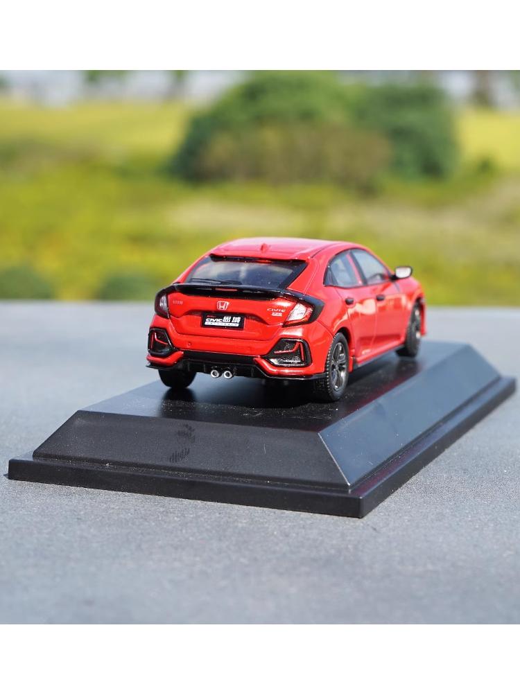 1:43 Оригинальная модель Honda Civic 2020 года Модель Civic 2018 года Civic 10-го Поколения Имитация сплава Модель Коллекция Игрушки Дисплей Подарки
