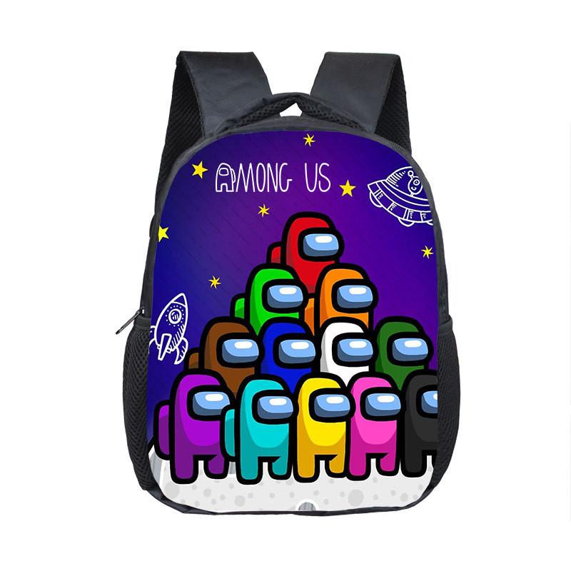 Students Backpack Spaceman Schoolbag Travel Bag Bookbag Shoulderbag