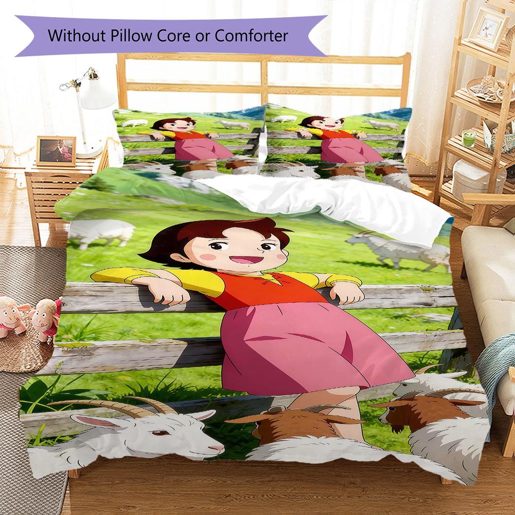 Heidi Bedding Quilt Set Quilt Cover Pillowcase Home Decoration Birthday Gift (1 * duvet cover + 2 * pillowcase, without core)