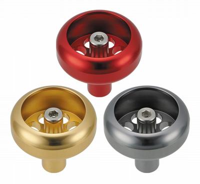 Кноб Power Wheel Type D Gunmetal от Tsuri Musha. Совместим с кнобами ручек катушек Daiwa Ishidai и ручками Tsuri Musha.