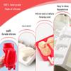 4-in-1 Food-Grade Silicone Ice Cream Popsicle Mold – Easy Demolding DIY Ice Cream Maker