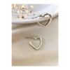 Женские серебряные серьги-сердечки, бижутерные серьги, серьги-сердечки