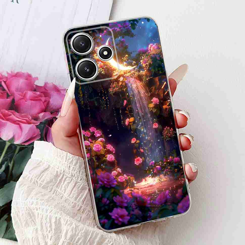 Чехол для Xiaomi Redmi Note 12R 5G Летний Маленькая Ромашка Лимон Мягкий Силикон ТПУ Чехлы Для Redmi Note12R NOTE12R 23076RA4BC Оболочка