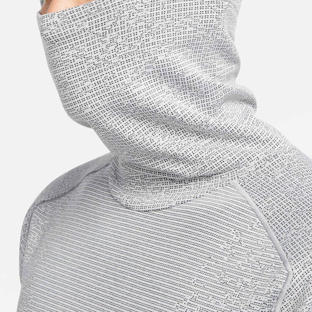 Nike Therma-Fit Adv Division Logo Print Однотонная футболка с капюшоном и длинными рукавами Мужские топы Темно-дымчато-серый DD6111-010