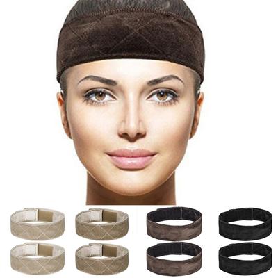 2шт женщин нескользящий бархатный парик эластичная повязка на голову регулируемый шарф для волос