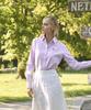 USPOLOASSN Классическая хлопковая оксфордская рубашка_Лавандовая