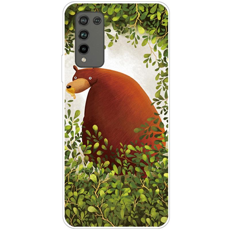 Для Huawei Honor 10X Lite чехол силиконовый мягкий милый чехол для телефона с изображением животных для Honor 10X Lite чехол Honor10X 10 X Lite Fundas 6,67 дюйма