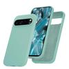 Мягкий матовый чехол из жидкого силикона для Google Pixel 9 Pro XL 8 7 6 8A 7A 6A A Однотонный, с ощущением кожи, ударопрочный, ультратонкий чехол