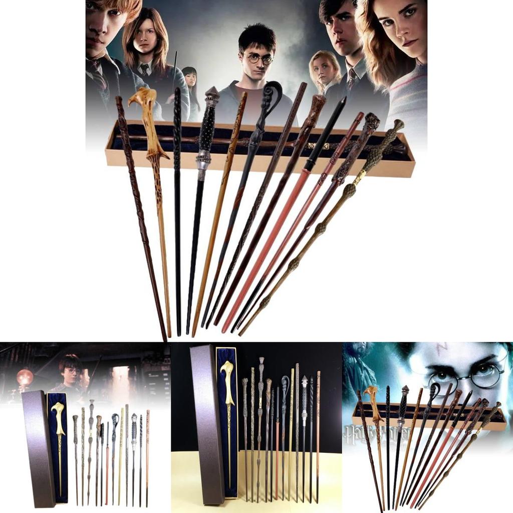 Hermione Granger Magic Wand High-quality Resin Prop Elegant Brown Box