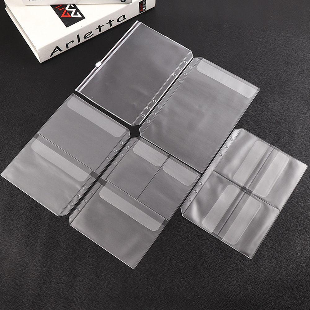 Card Organizer Bag with Flap Notebook Binder Loose Leaf Bags Binder Pockets Binder Zipper Folders