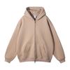 Fall Winter Men's Fleece Lined Hoodie, Thickened Zip Up Sweatshirt
