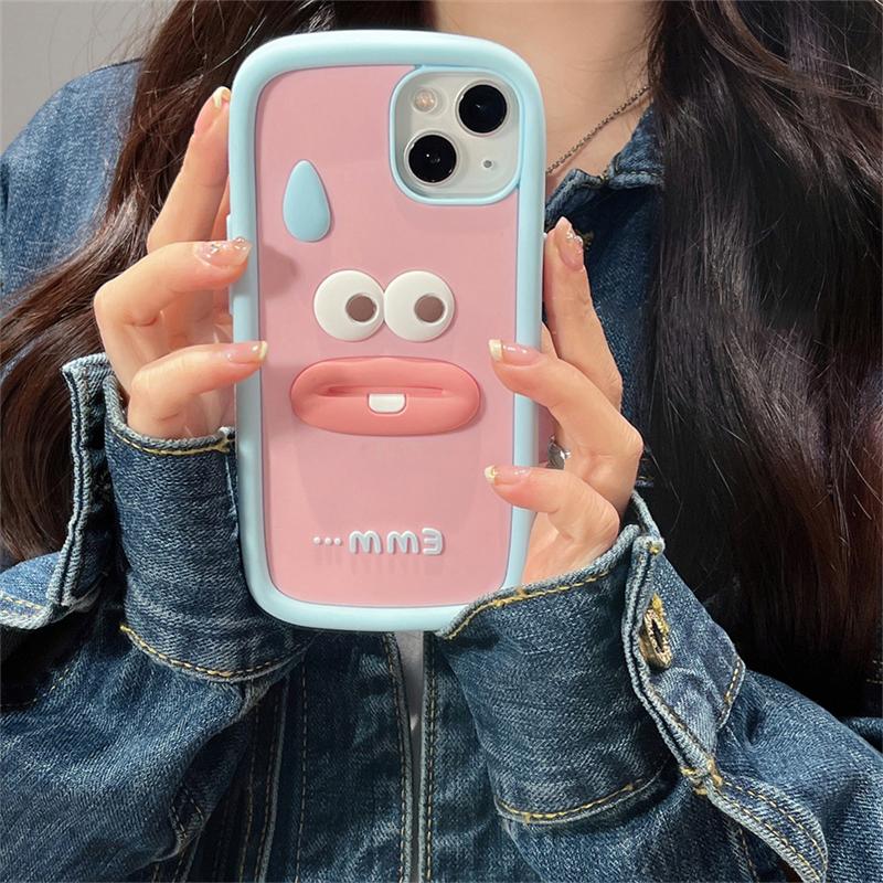 Японский милый забавный чехол для телефона с изображением колбасы и рта монстра для Iphone 14 13 12 11 Pro Xs Max X Xr мультяшный силиконовый защитный мягкий чехол