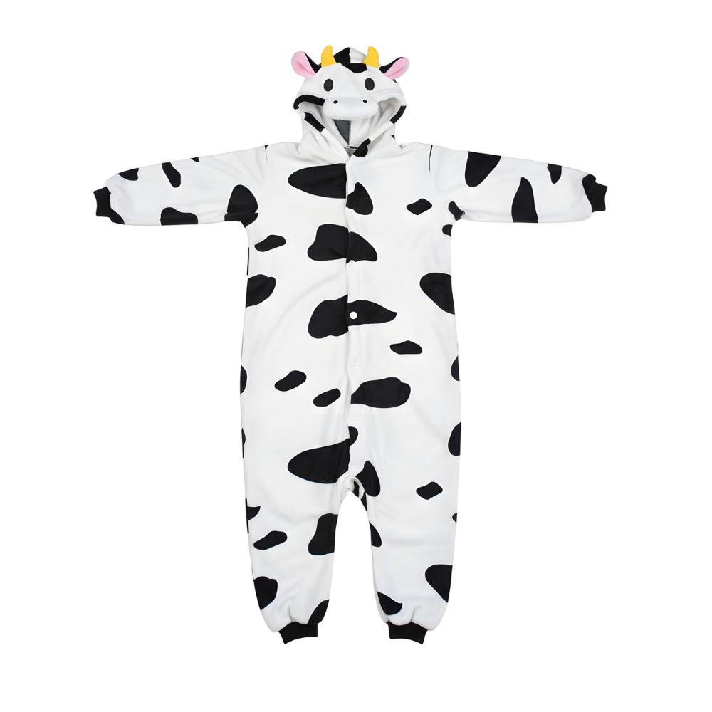 Piżama Onesie Kigurumi Kostium Przebranie Krowa Dzieci 95-105Cm