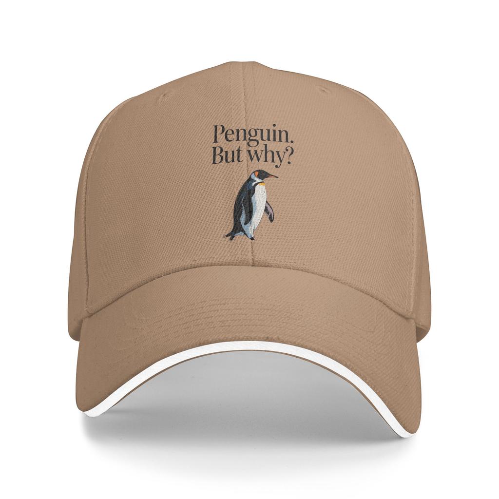 Nihilist Penguin But Why meme Baseball Cap Fashion Trucker Hat Summer Women Unisex Hunting Camping Baseball Caps