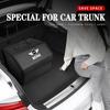 HNSCH1 Car Trunk Storage Box High-capacity Leather Organizer Case For MINI Cooper JCW Countryman Clubman Cabrio Paceman Coupe R56 F56