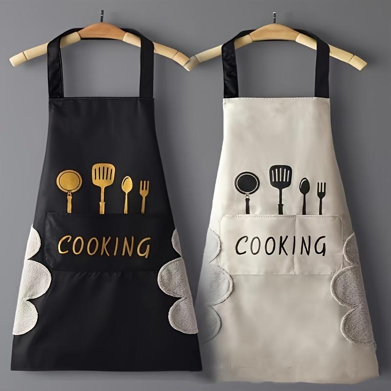 Универсальный и прочный ПВХ фартук для готовки - Регулируемый, для кухни, кофейни, ресторана. Идеально подходит для домашней готовки.