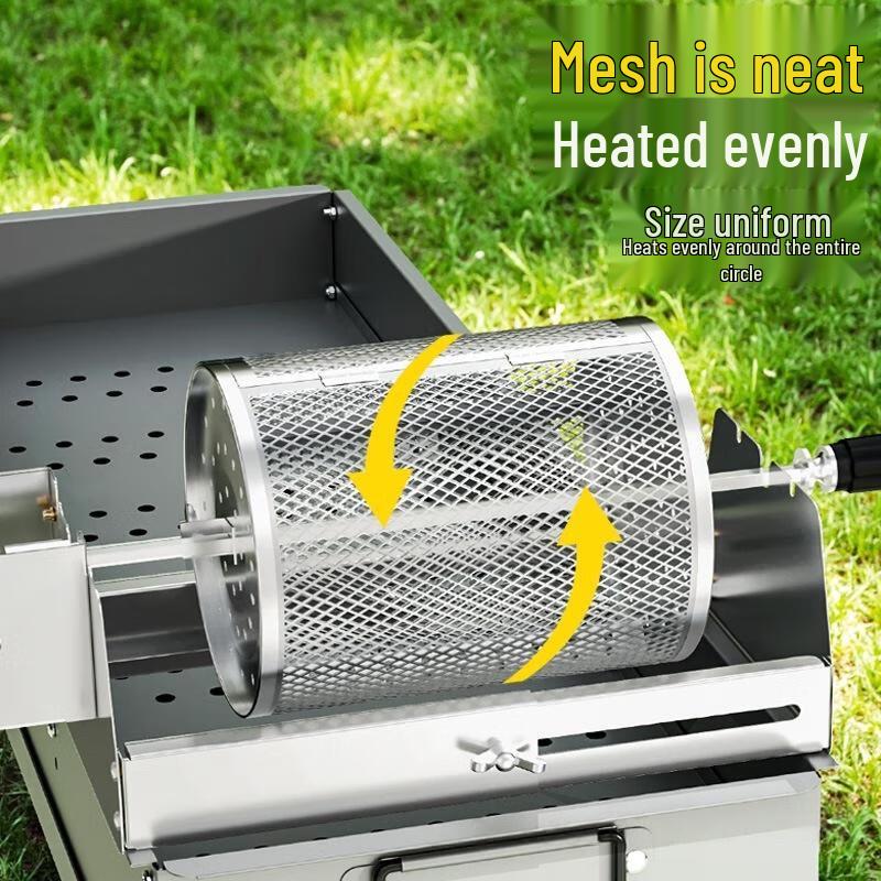 Автоматическая вращающаяся корзина для гриля-ролла