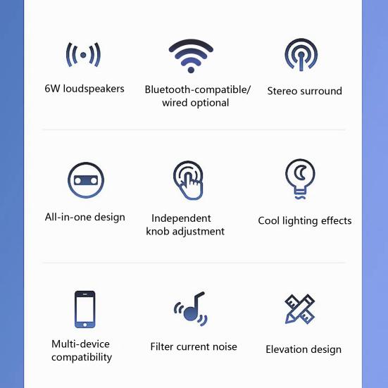 Полезный, удобный портативный универсальный проводной динамик с низким энергопотреблением, сабвуфер для планшета, Bluetooth-совместимая звуковая панель