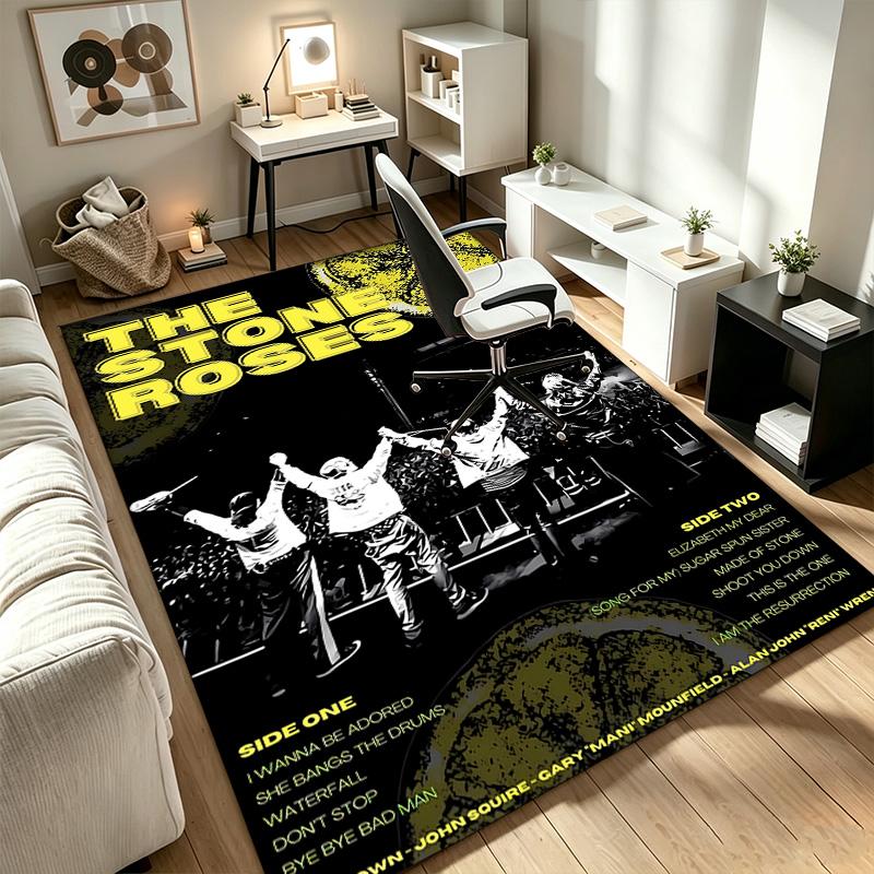 The Stone Roses A rug suitable for office chair areas living rooms and computer desks perfect for home offices and an ideal holiday gift