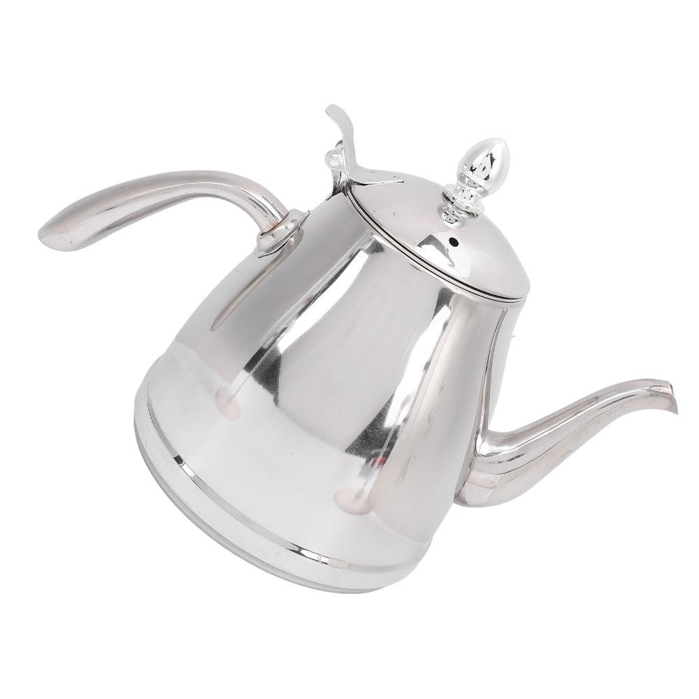 1.5L Capacity Gooseneck Teapot Stainless Steel Stainless Steel Kettle Coffee Brewing