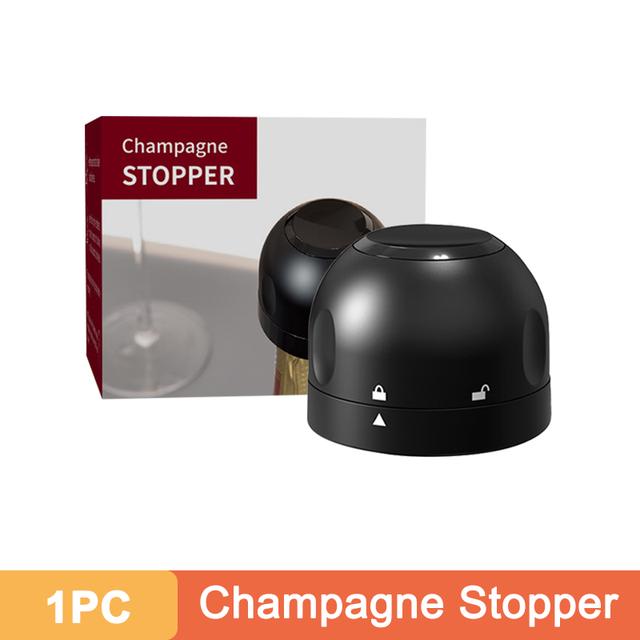 1pcs Vacuum Wine Stoppers Reusable Wine Bottle Stoppers Champagne Sealer Cap Set Leak-proof Preserver for Wine Plug Tools