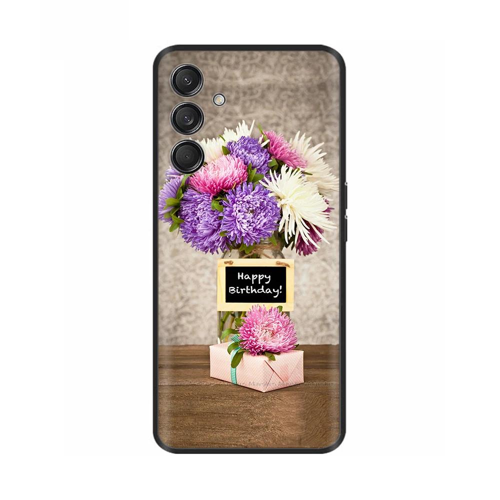 Чехол для Samsung Galaxy A16 5G Мягкий ТПУ Силиконовый Чехол для Телефона Для Samsung A16 A 16 GalaxyA16 Чехлы Бампер Ударопрочный Чехол