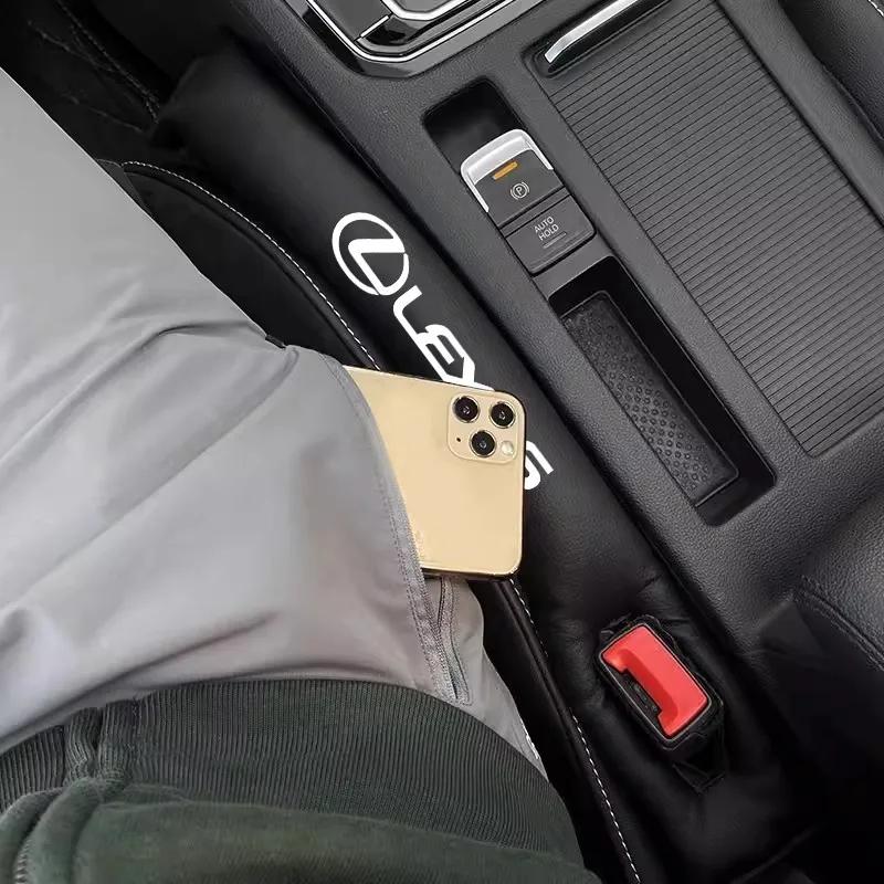 2Pcs Car Seat Gap Filling Plug Cushion Side Seam Leak Proof Strip For Lexus ES300 RX330 RX300 GS300 IS250 IS200 CT200h IS300 NX AEO1