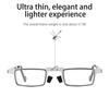 Anti-Blue Light Blocking Folding Reading Glasses Comfortable Full-Frame Metal Eyewear Men And Women Hd Ultra Light Portable
