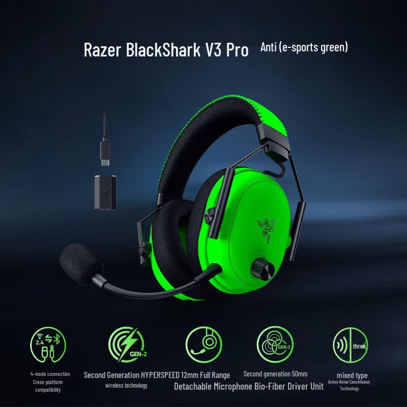 Беспроводная игровая гарнитура Razer BlackShark V3 Pro