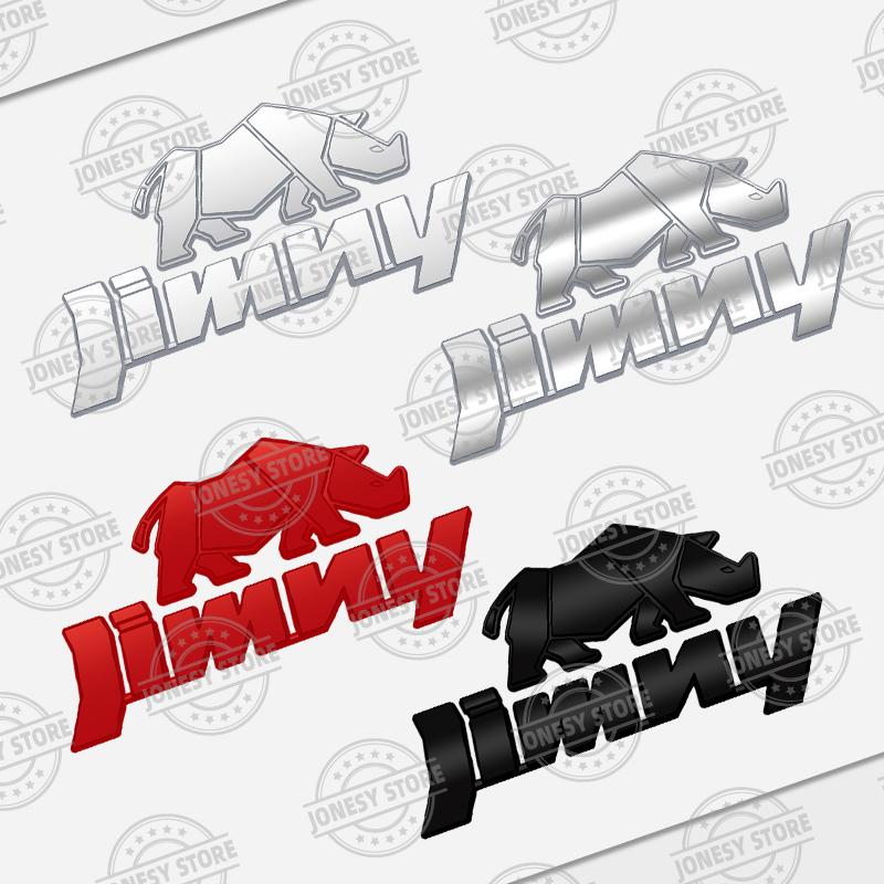 Auto Metal For Rhino Rhinoceros Logo Suzuki Jimny Car Body Rear Trunk Badge Decals Personality Three-Dimensional Sticker