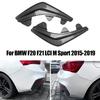 1 пара черных/карбоновых сплиттеров-диффузоров спойлера губы заднего бампера для BMW 1 серии F20 F21 LCI M Sport 2015-2019