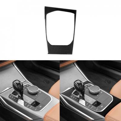 Real Carbon Fiber Console Gear Shift Panel Cover For BMW 3 Series G20 G28 19-20