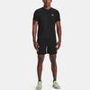 Under Armour Speed Stride Training Quick-Dry Slim Fit Crew Neck Short Sleeve T-Shirt Men Tops Black 1361479-001
