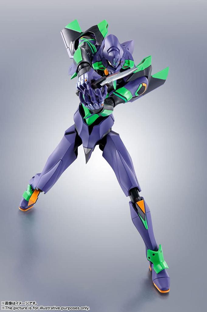 TAMASHII NATIONS ROBOT SPIRITS Evangelion Evangelion Spear of Cassius Color 170mm ABS PVC Painted Movable Figure BAS62117 [SIDE EVA] Unit-01 +