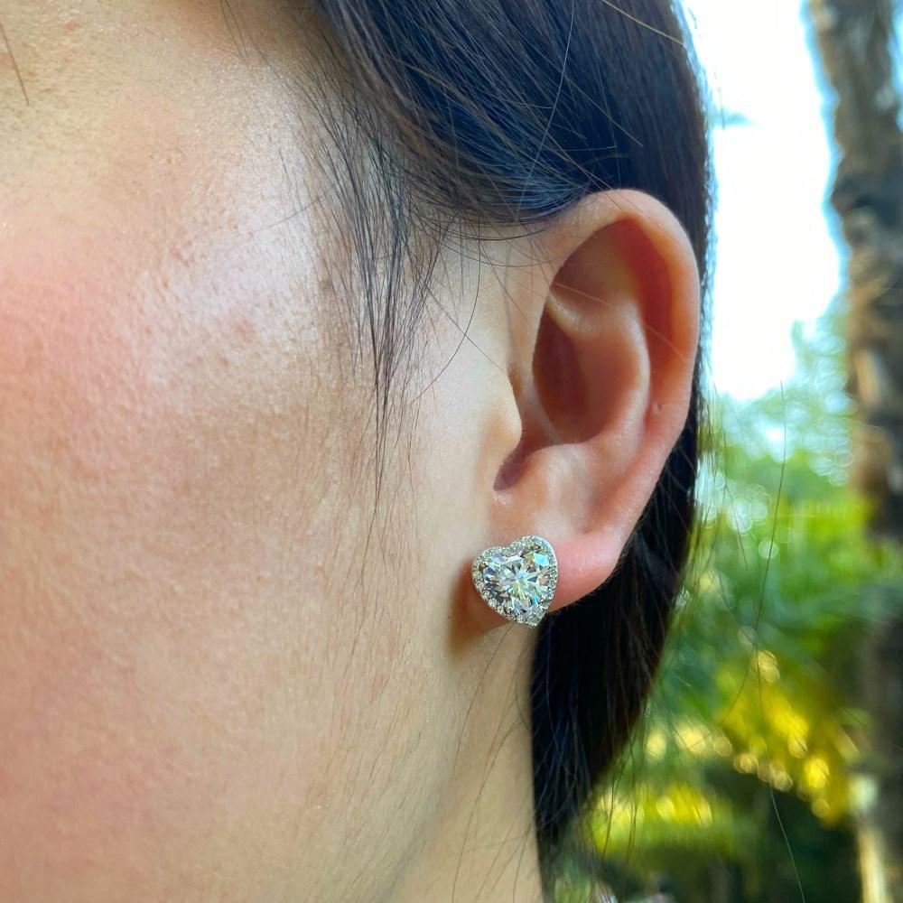 Tancise 925 Sterling Silver Zircon Earrings Drop Earrings For Women Wedding Party Gifts