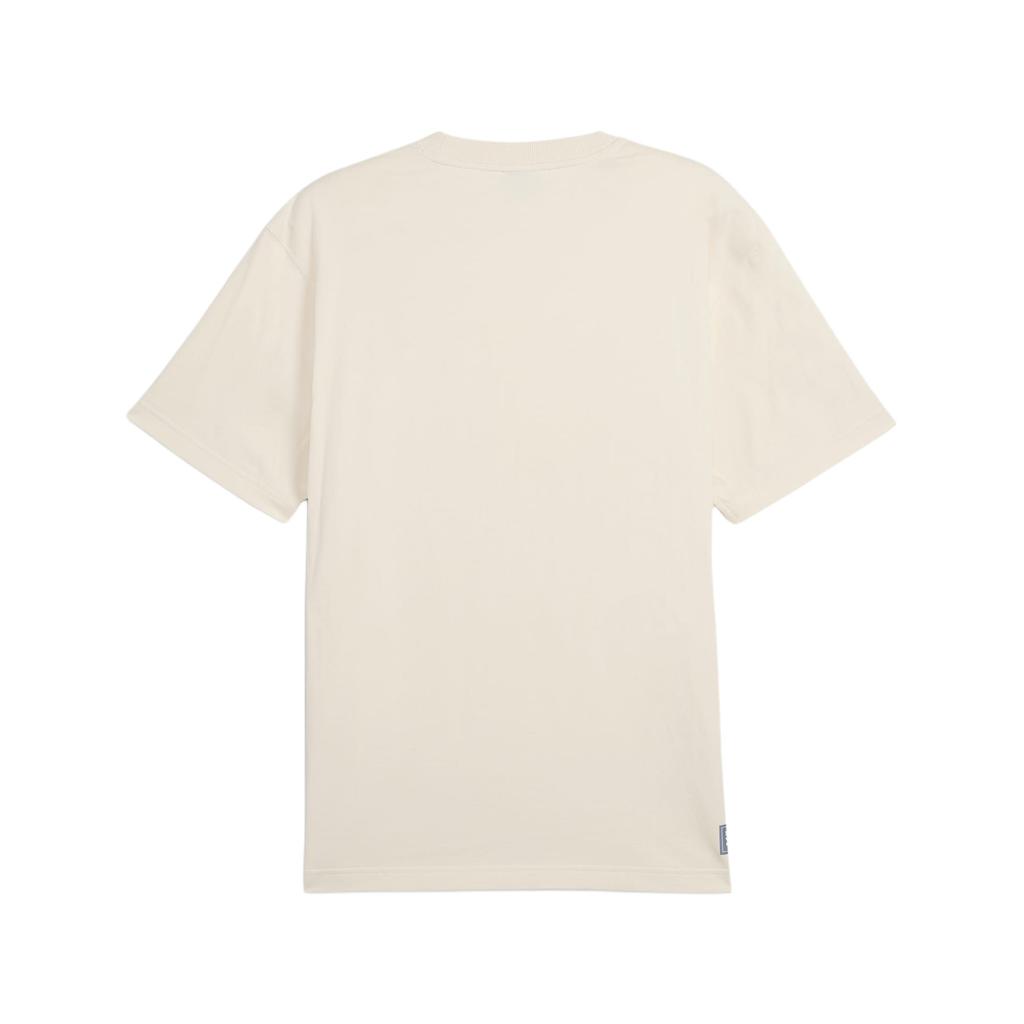 Puma Графическая футболка Club De Course Fashion Удобная Мягкая Футболка с Коротким Рукавом Унисекс Топы Молочно-Белый 626729-87