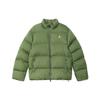 Essentials Solid Stand Collar Zip-Up Cotton Jacket Men Outerwear Light-Olive-Yellow FB7332-340