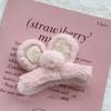 Fluffy Plush Claw Clip Korean Style Sweet Ponytail Clip Autumn Plush Hair Claw  Girl