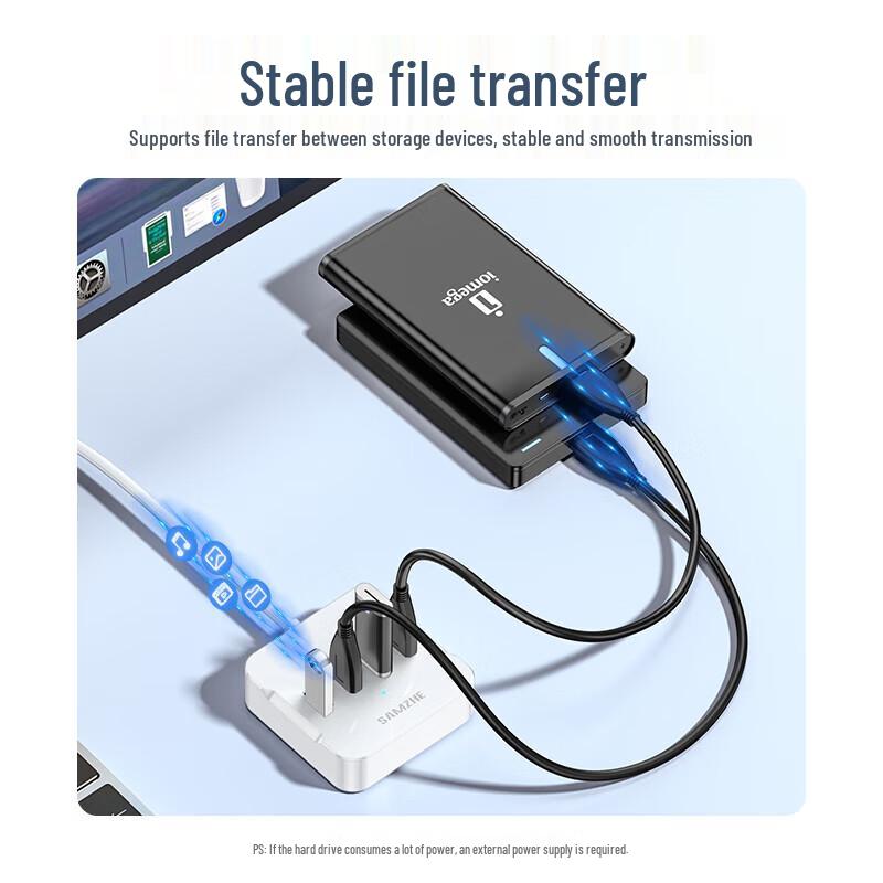 Высокоскоростной USB 3.0 хаб Shanze на 4 порта