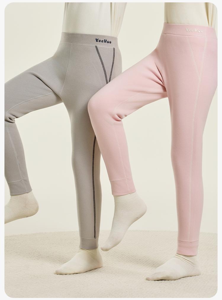 Yingshi Men's and Women's Winter Anti static One piece Velvet Bottom Warm Pants