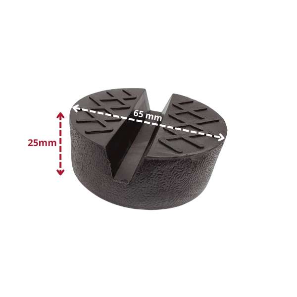Podkładki gumowe pod lewarek (6,5 cm)