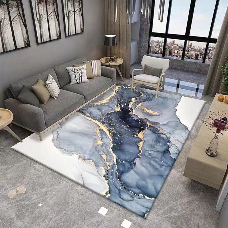Living Room Carpet Nordic Coffee Table Sofa Ink Painting Artistic Conception Home Bedroom Bedside Carpet