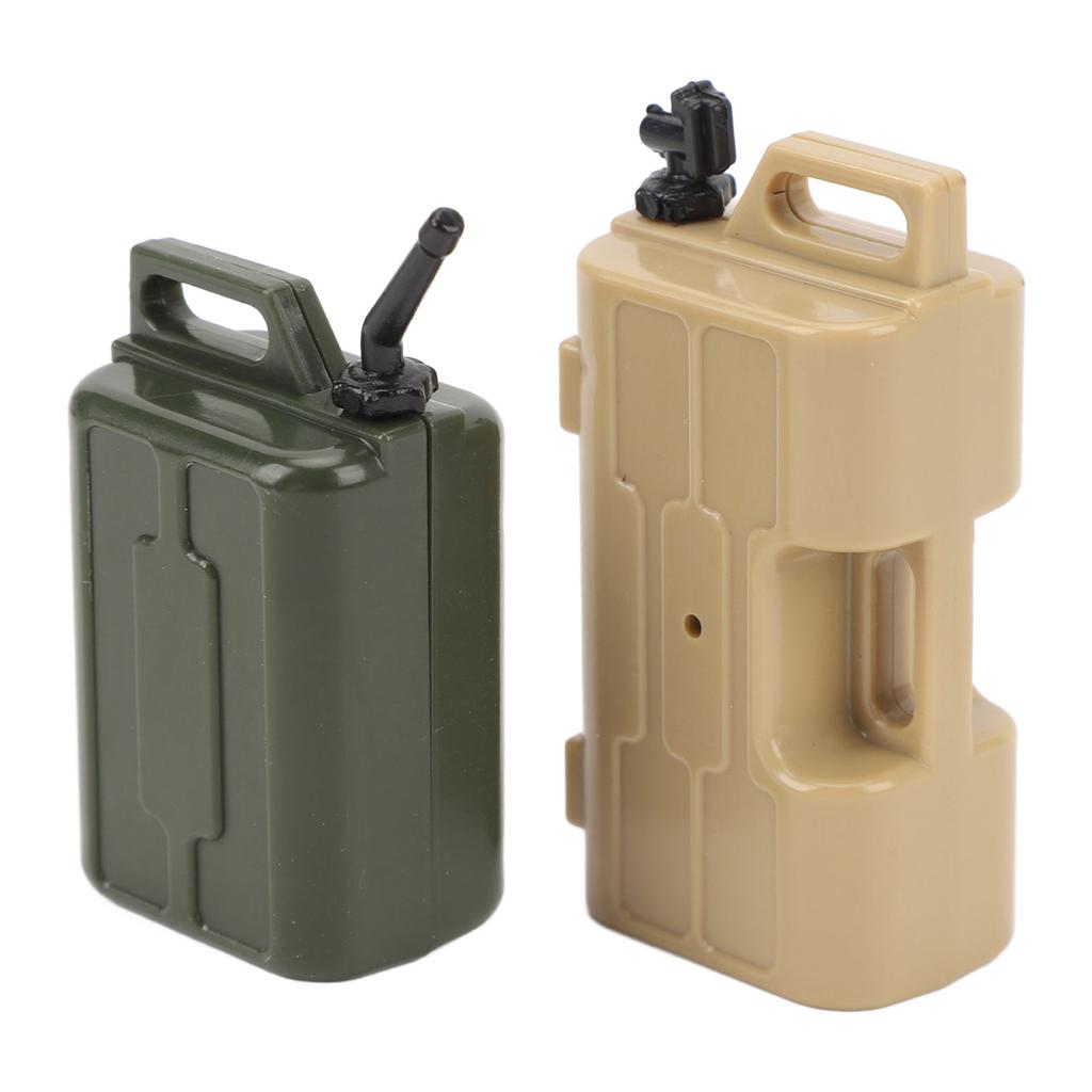 1Celsius10 Scale Simulation Gas Fuel Can Set Plastic Fuel and Gas Can for SCX10 1Celsius10 RC Crawlers